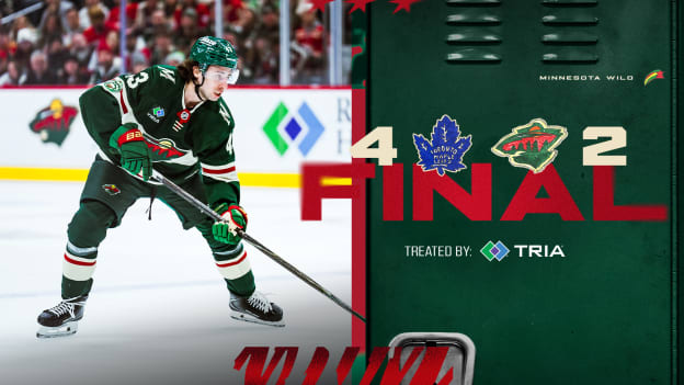 Game Recap: Maple Leafs 4, Wild 2