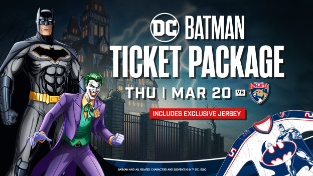 DC COMICS BATMAN TICKET PACKAGE