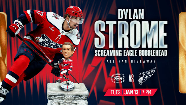 <b><h2>January 13 vs. MTL</h2><p>Dylan Strome Bobblehead Giveaway</p></b><p style="color:#c8102e;">All-Fan Giveaway</p>