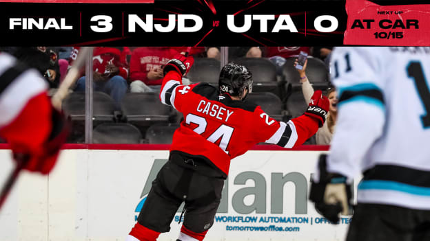 Power Play Lifts Devils Over Utah