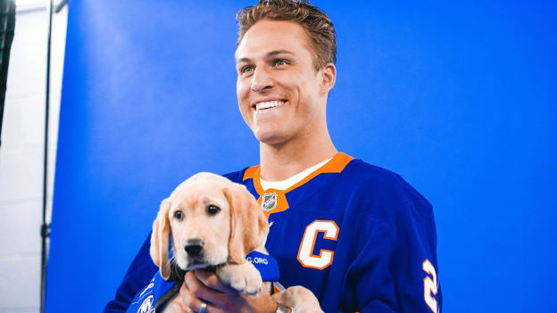 PHOTOS: Islanders 2025 Pucks and Paws Calendar Photoshoot