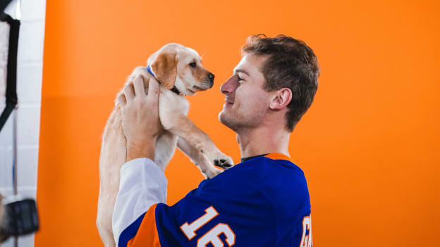 PHOTOS: Islanders 2025 Pucks and Paws Calendar Photoshoot