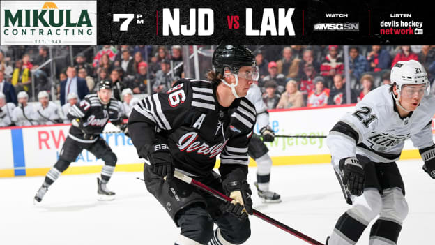 Devils Continue Homestand vs. Kings