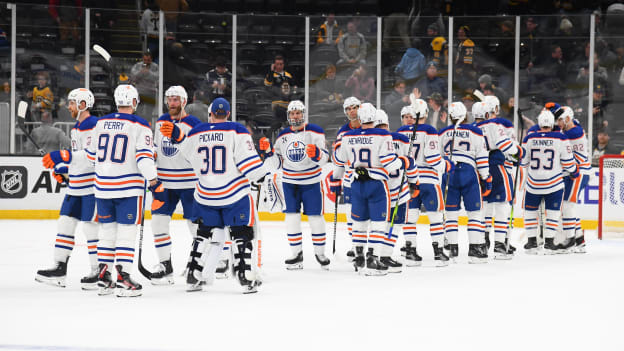 Edmonton Oilers v Boston Bruins