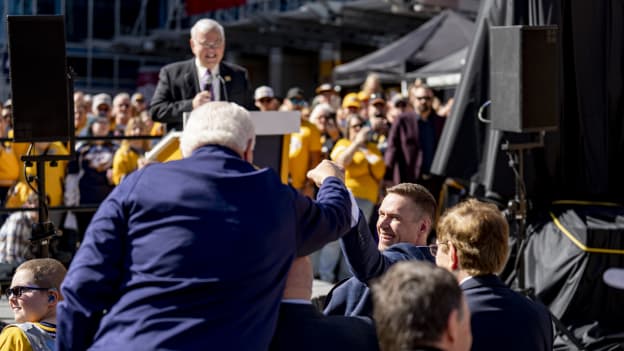 Pekka Rinne Statue Unveiling