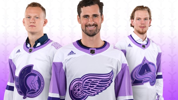 Nhl hockey discount fights cancer jersey