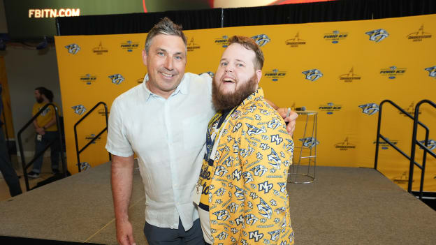 Andrew Brunette Meets Preds Fans at Summer Select-a-Seat