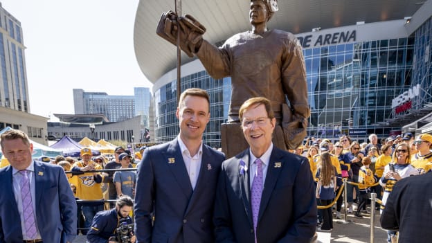 Pekka Rinne Statue Unveiling