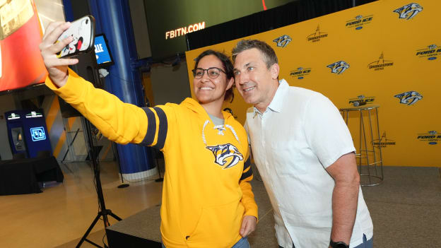 Andrew Brunette Meets Preds Fans at Summer Select-a-Seat
