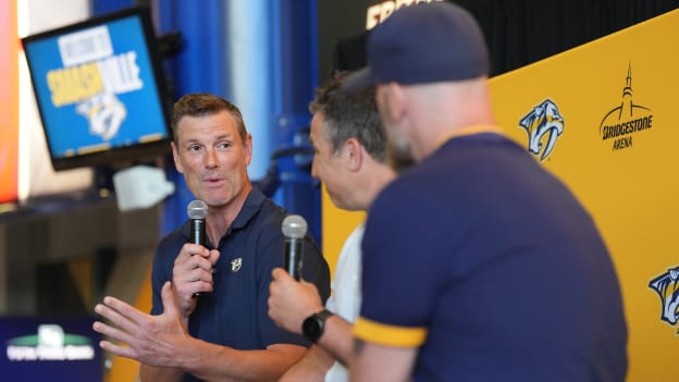 Andrew Brunette Meets Preds Fans at Summer Select-a-Seat