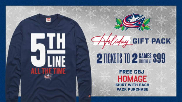 Blue Jackets holiday festivities providing joy throughout December