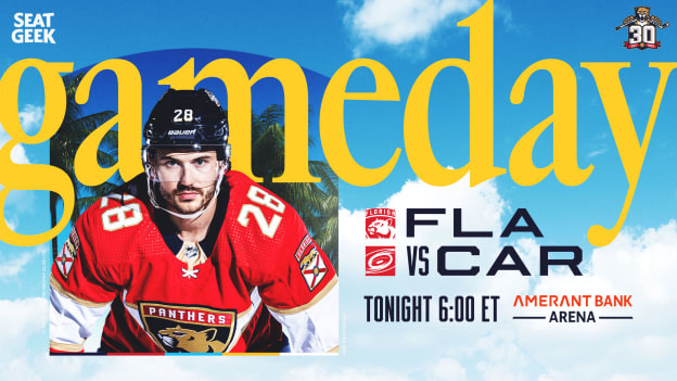 GAME DAY: Panthers vs. Hurricanes