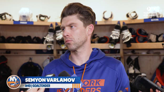 Varlamov Expecting to be Ready for Isles Training Camp