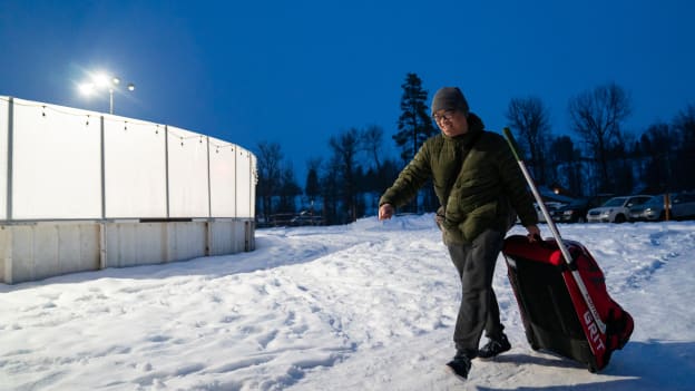 Outdoor Hockey in Winthrop, Washington