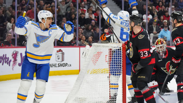 FINAL: Blues 2, Senators 0