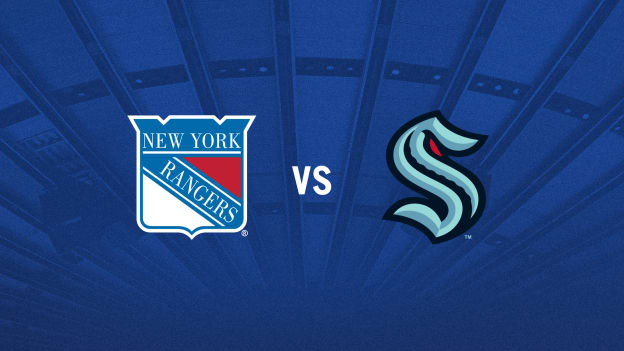 New York Rangers vs. Seattle Kraken