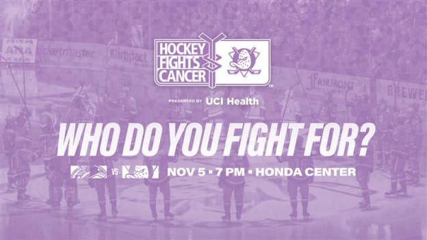 Hockey Fights Cancer Night presented by UCI Health