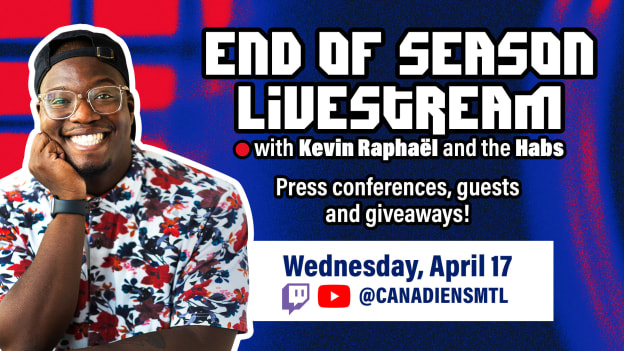 Kevin Raphaël and the Canadiens take over Twitch on Wednesday