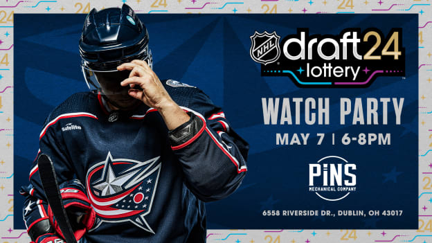 Blue Jackets to host Draft Lottery Watch Party on Tuesday
