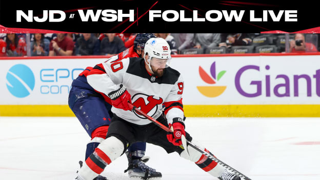 FOLLOW LIVE: Devils Face Capitals During Mom's Trip