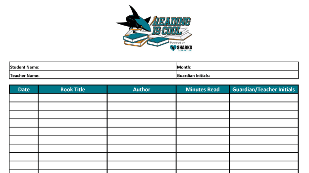 RIC - Students - Student Reading Log