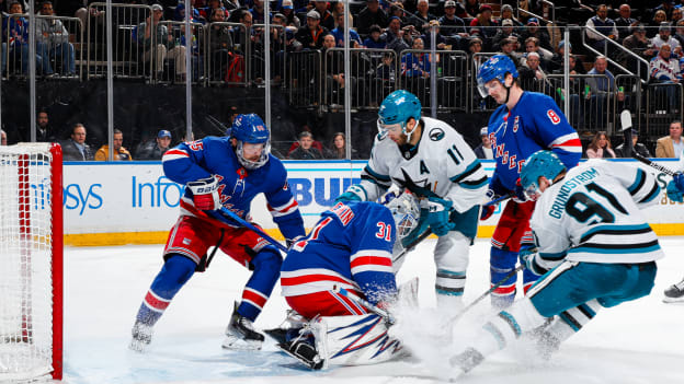 San Jose Sharks v New York Rangers