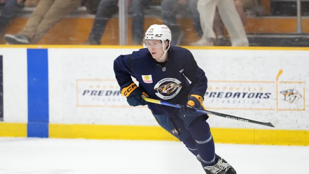 Reid Joins Longtime Friend as First Taste of NHL Life Comes During Preds Development Camp