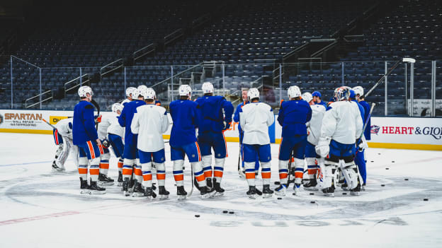 Isles Day-to-Day: Morning Skate in Columbus