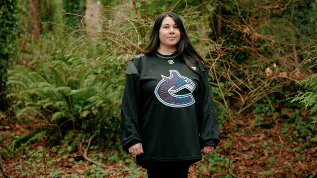 Ocean Hyland’s First Nations Night Design Blends Hockey Nostalgia and Tsleil-Waututh Storytelling