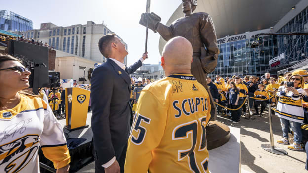 Pekka Rinne Statue Unveiling
