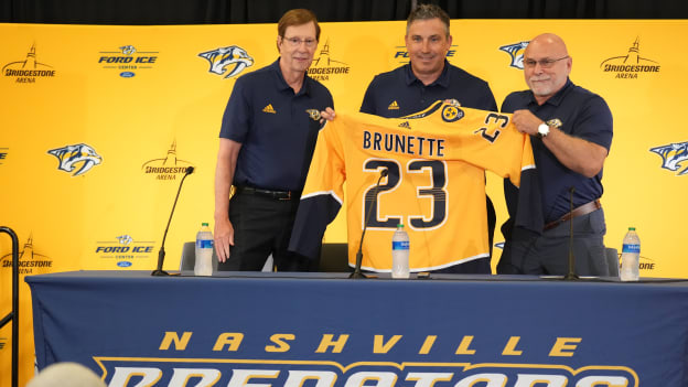 Head Coach Andrew Brunette Arrives in Smashville
