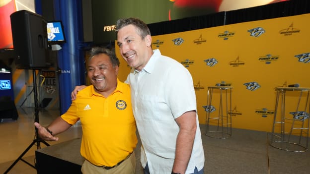 Andrew Brunette Meets Preds Fans at Summer Select-a-Seat