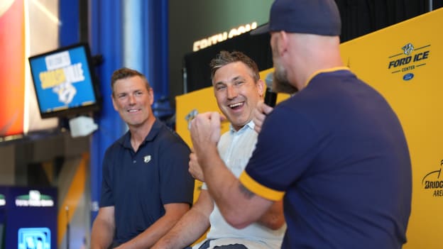 Andrew Brunette Meets Preds Fans at Summer Select-a-Seat