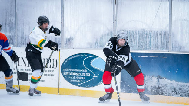 Outdoor Hockey in Winthrop, Washington