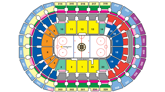 Bruins - Game Plans - Weekend Seating