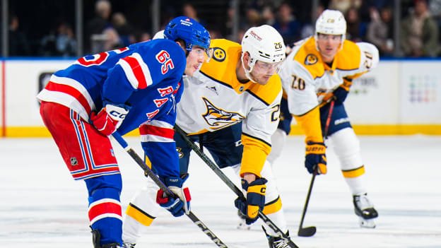 Nashville Predators v New York Rangers