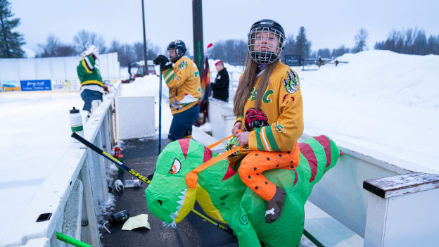 Outdoor Hockey in Winthrop, Washington