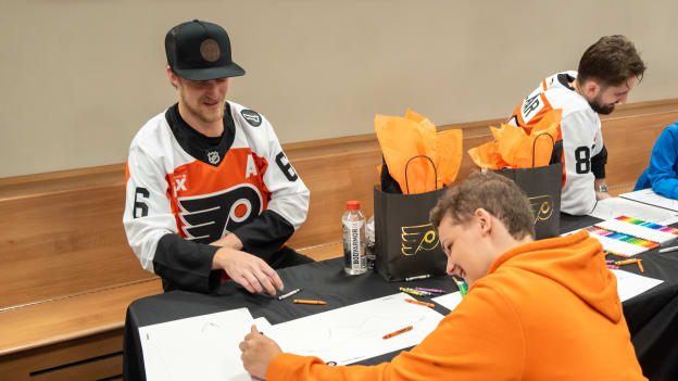 Travis Sanheim designs his custom HFC skates.