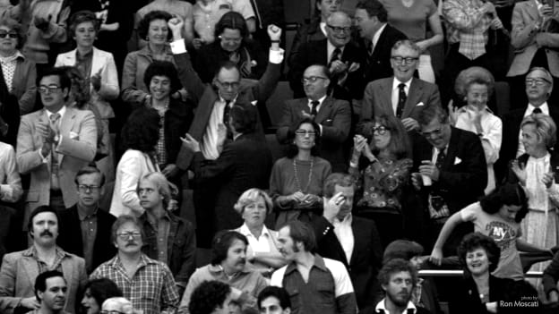 Knox brothers in stands