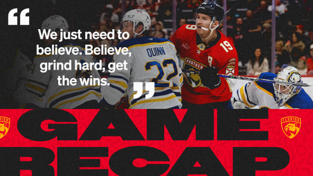 RECAP: Sabres 3, Panthers 2