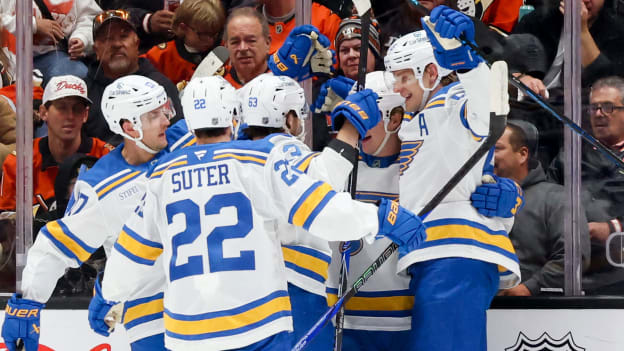 FINAL: Blues 6, Ducks 2