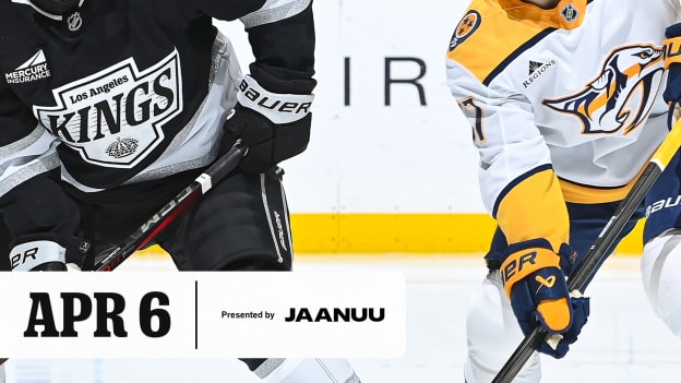 APRIL 6 VS NASHVILLE PREDATORS