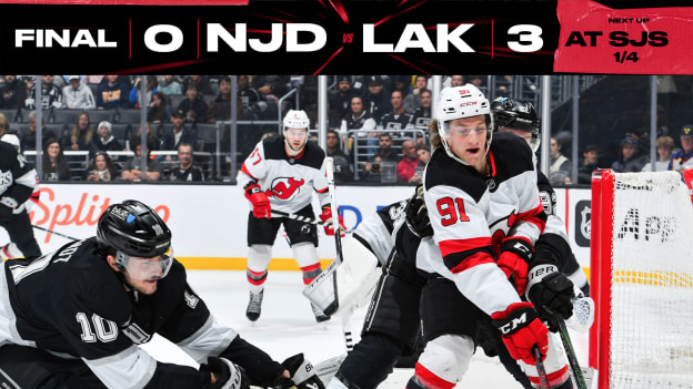 Devils Shutout in L.A.