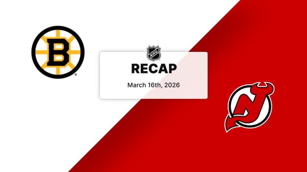 Devils 4, Bruins 3 (OT) | HIGHLIGHTS