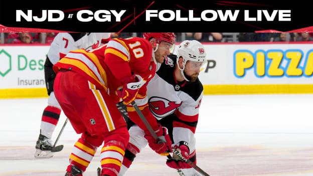 FOLLOW LIVE: Devils Continue Road Swing in Calgary