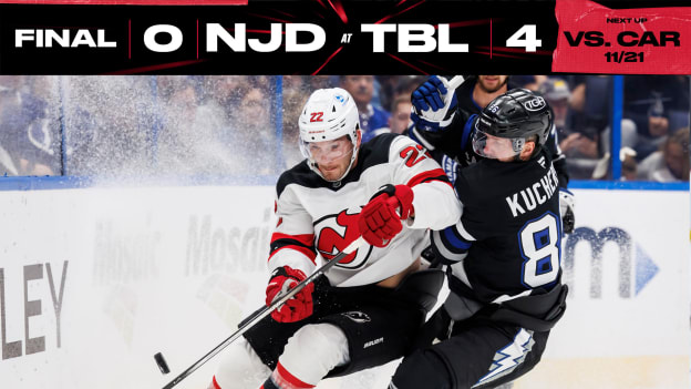 Devils Fall to Tampa | GAME STORY