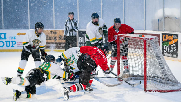 Outdoor Hockey in Winthrop, Washington
