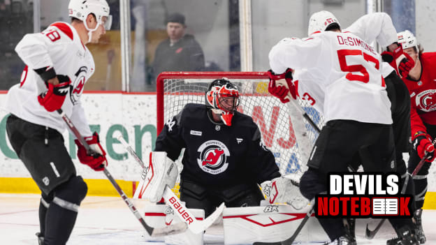 Devils on the Ice for Thanksgiving Practice