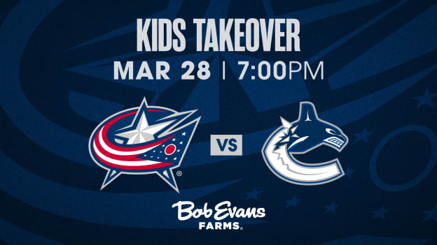 FRIDAY, MARCH 28 AT 7 PM VS. VANCOUVER CANUCKS