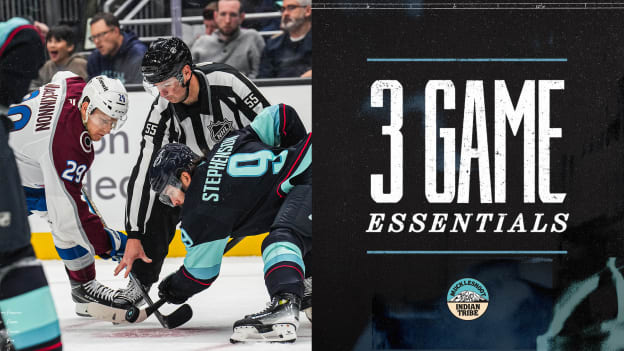 Avalanche (23-2-7) vs. Kraken (12-12-6) | 7:00 p.m.